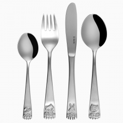 Sola Lusol 788 Elite Kids Cutlery Set 4 Pieces, Mirror