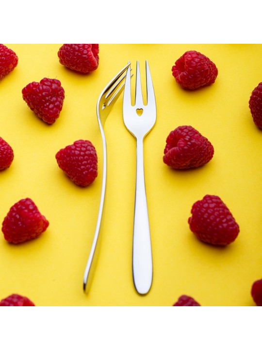 Sola Love Cake Fork Set 6 Pieces, Mirror