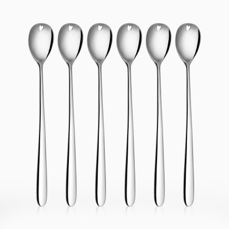 Sola Love Latte/Macchiato Spoon Set 6 Pieces, Mirror