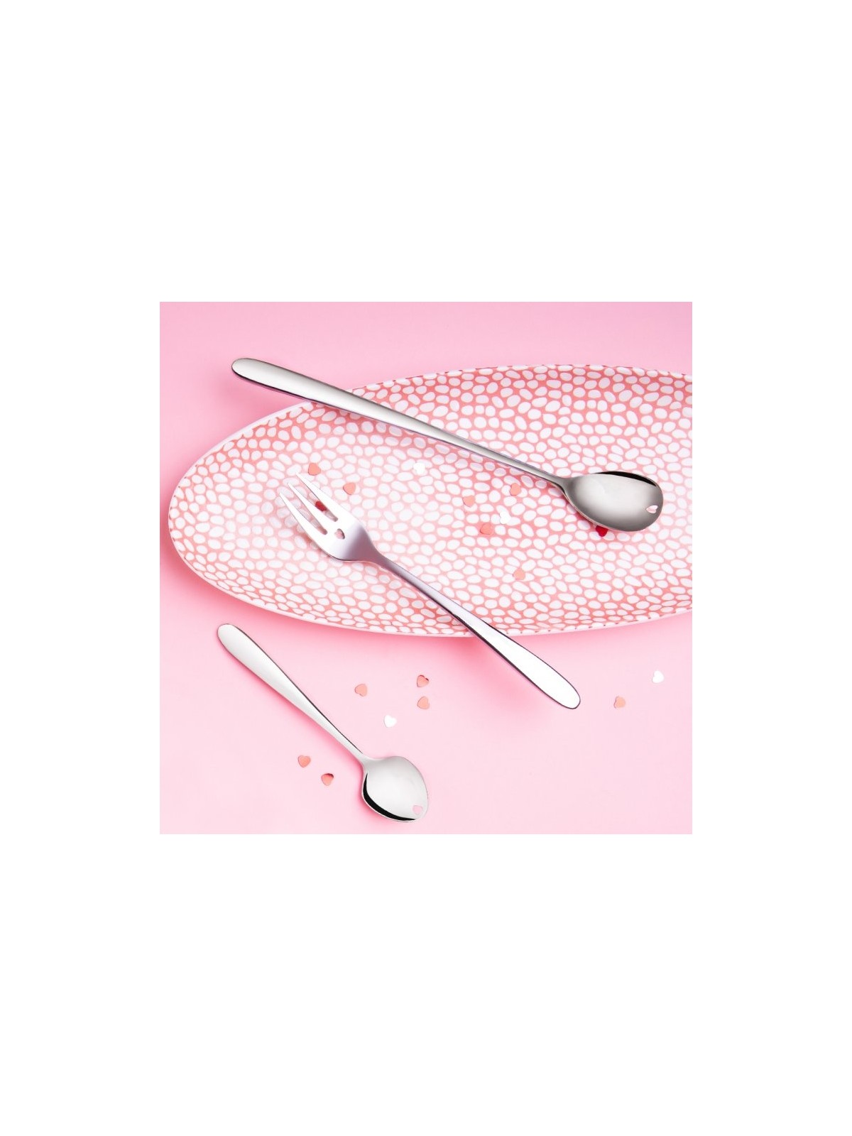 Sola Love Latte/Macchiato Spoon Set 6 Pieces, Mirror