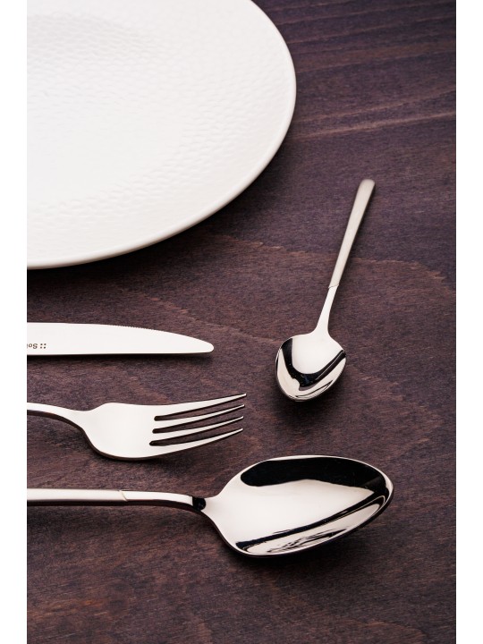 Sola Kyoto Cutlery Set 42 Pieces, mirror/satin