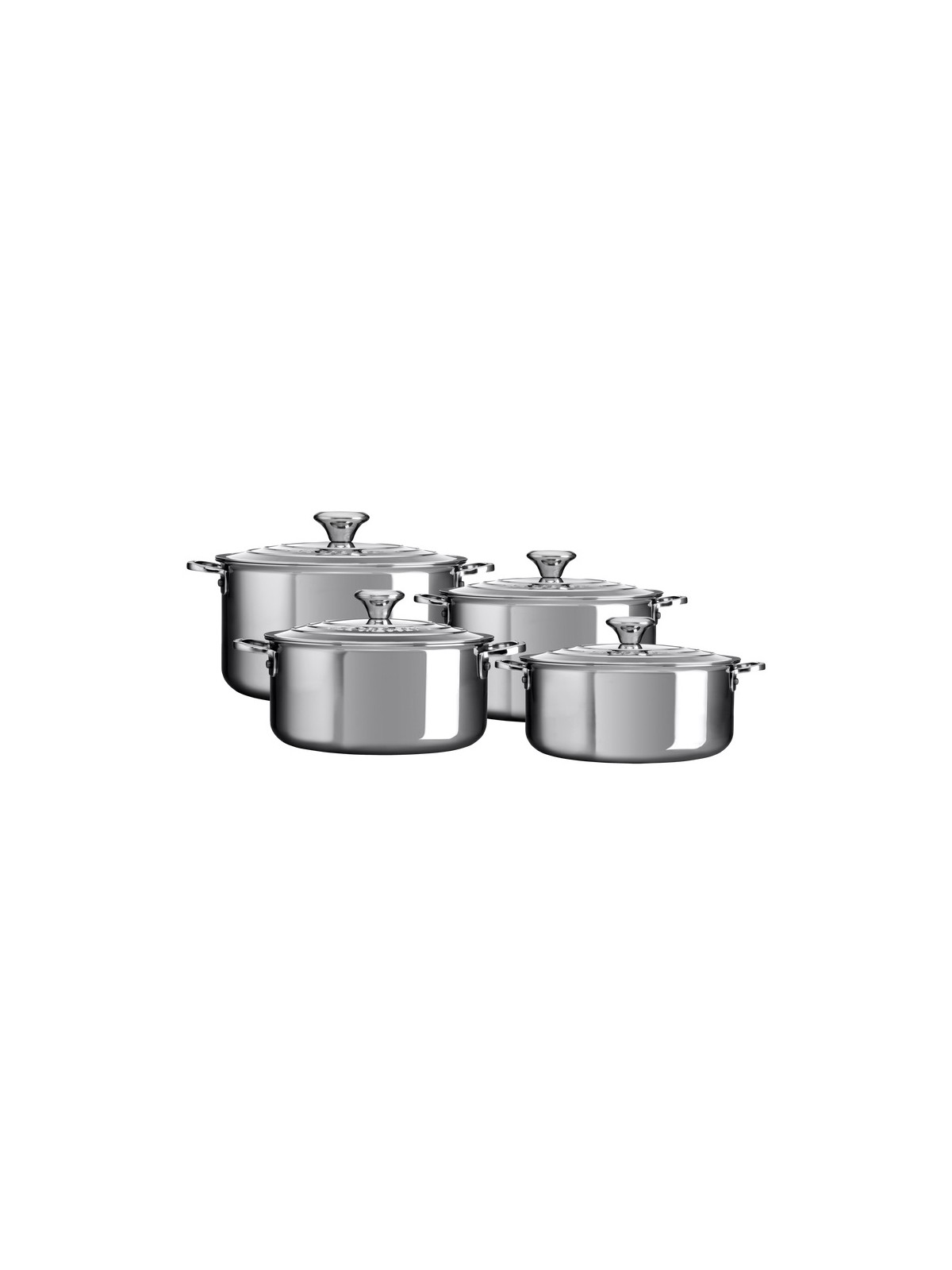 Le Creuset Signature Stainless Steel 4-piece Cookware Set