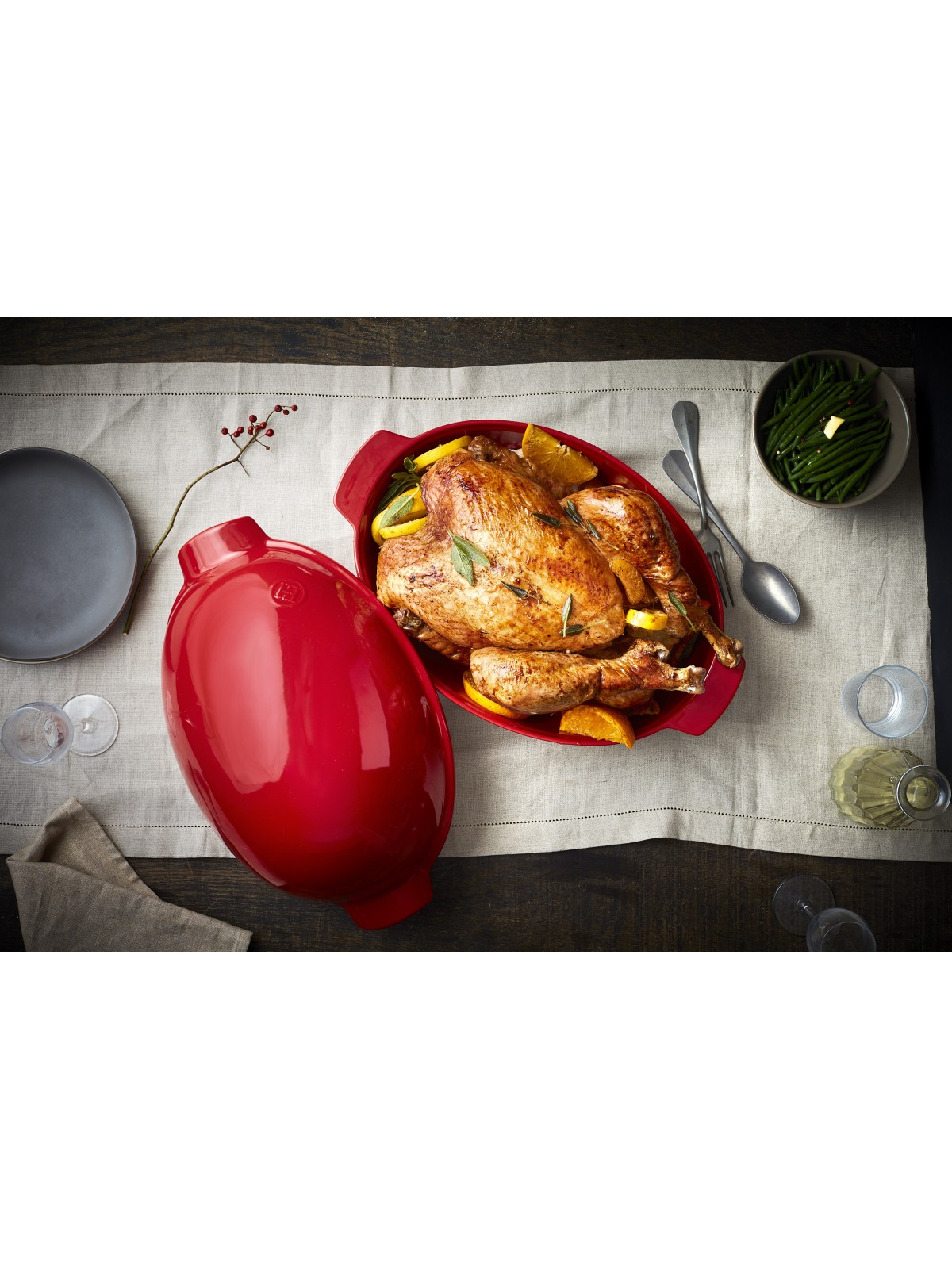 Emile Henry Large Roaster 4 l