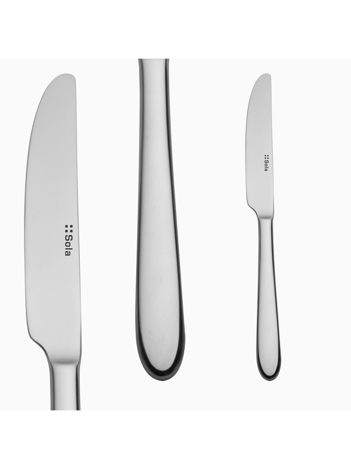 Sola peilis Alpha 2 pc, blizgūs