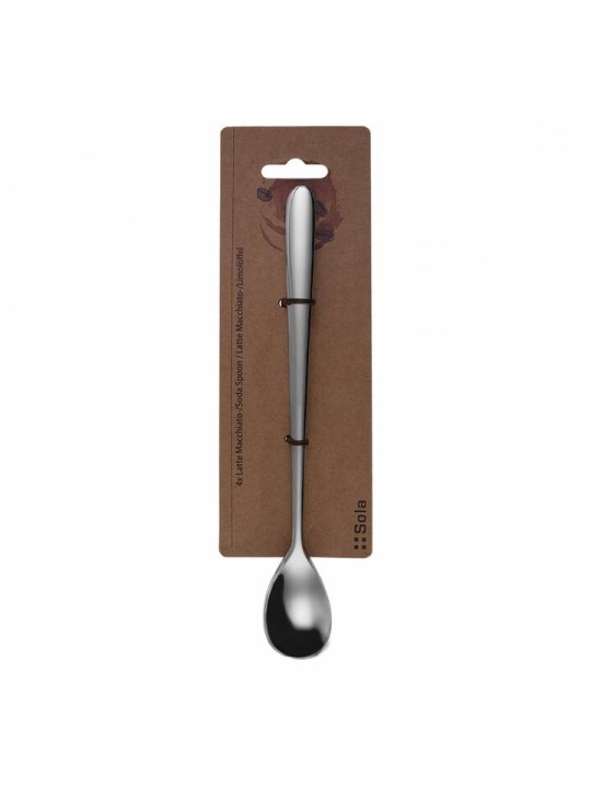 Sola Latte Macchiato/Soda Spoon - Alpha - 2 pcs