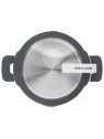 Zwilling комплект кастрюль Simplify 5 шт, стеклянная крышка с ситом (серый силикон)