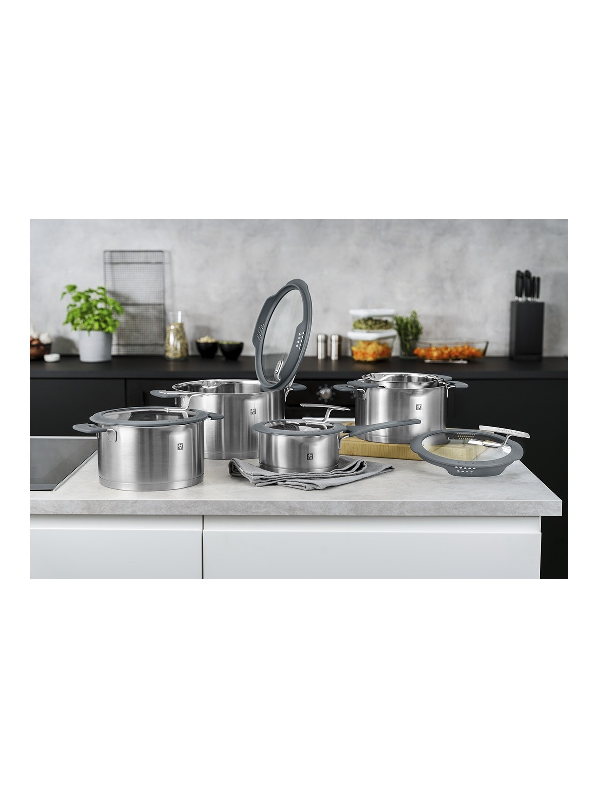 Zwilling Simplify 5-pcs Stainless Steel Pot Set