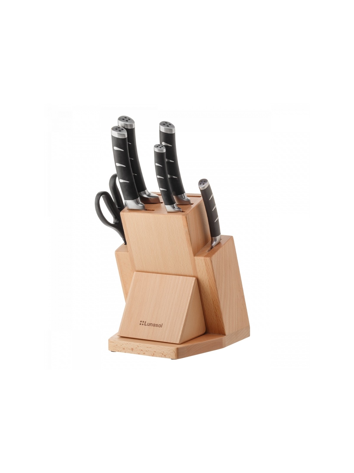 Sola Set of knives in a stand with a knife grinder 7 pcs - Flow Kitchen