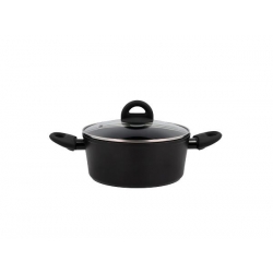 Funktion Pot with glass lid, Black