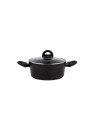 Funktion Pot with glass lid, Black