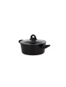 Funktion Pot with glass lid, Black