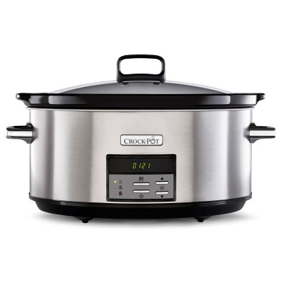Crock-Pot  lēnvāres katls ar taimeri CSC063X, matēts metāls, 7,5 l