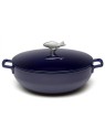 Staub чугунная кастрюля Рыба 28 cm/ 4,65 л, синий