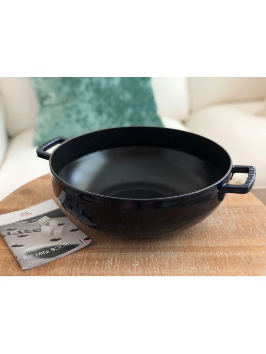 Staub Cast Iron 5-qt Bouillabaisse Pot - Dark Blue
