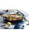 Staub Oval Cast Iron Oven Dish With Lid LA-MER