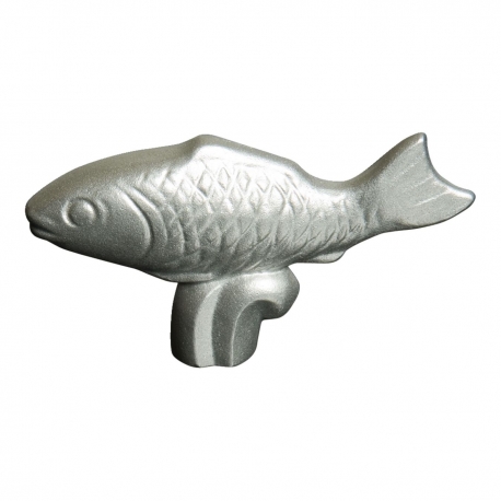 Staub ручка для чугунной кастрюли Рыба, нержавеющая сталь