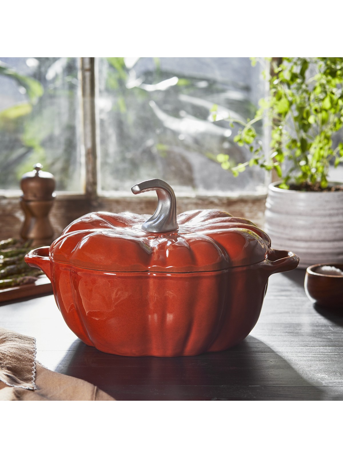 Staub кастрюля Тыква чугунная 24 cm/ 3,45 л
