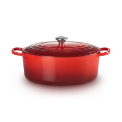 Le Creuset овальная кастрюля чугунная 35сm/8,9 л