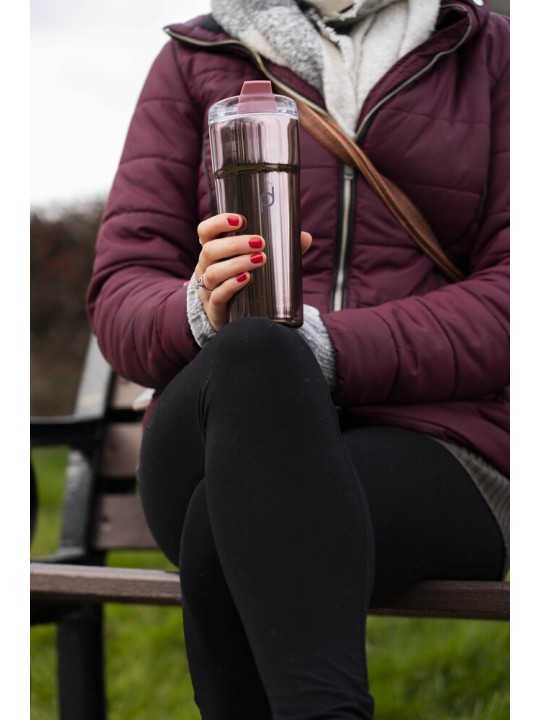 Grunwerg termos Pioneer DrinkPod, metallik