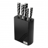 Grunwerg Rockingham Forge 128 Series 6-Piece Kitchen Knife Block Set