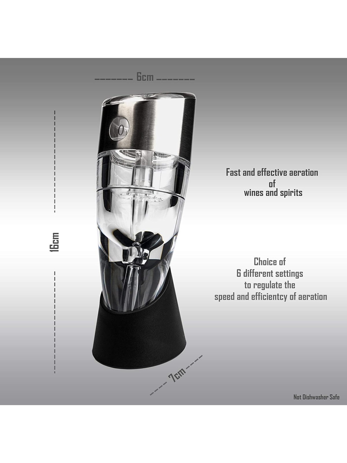 Grunwerg Adjustable Wine Aerator Set