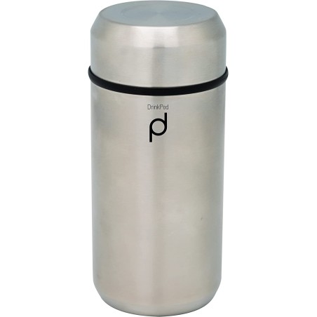 Grunwerg Vacuum Travel Mug, Brushed