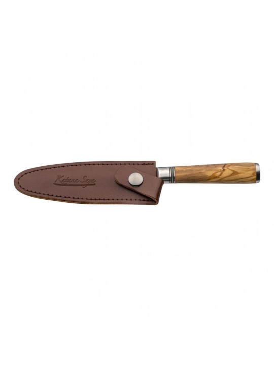 Grunwerg Katana Saya Olivewood Paring Knife