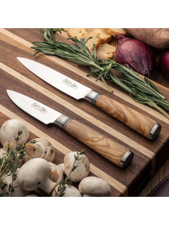 Grunwerg Katana Saya Olivewood Paring Knife