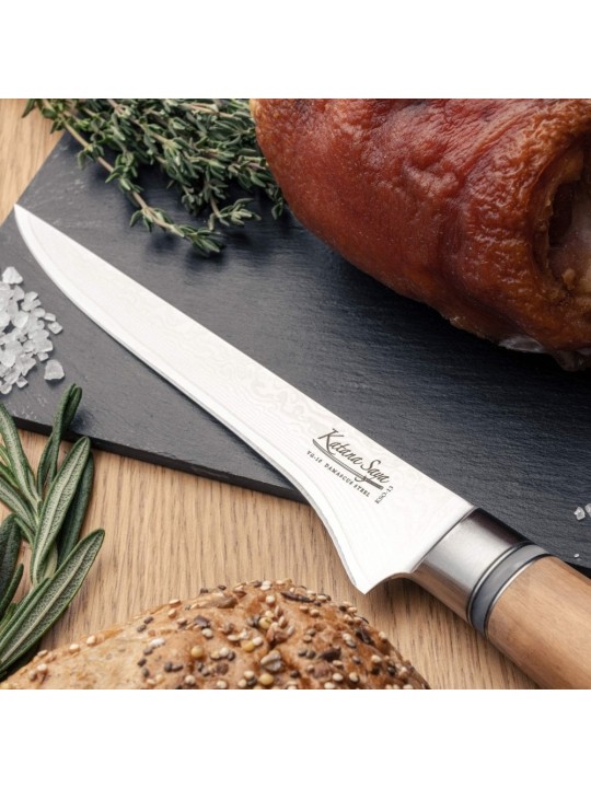 Grunwerg Katana Saya Olivewood Boning Knife