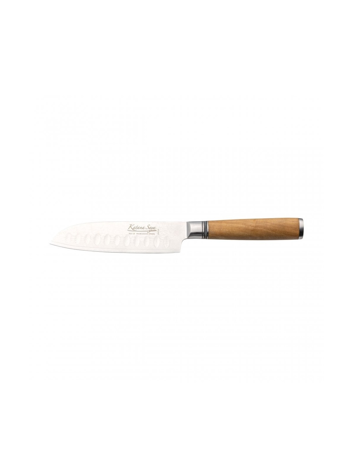 Grunwerg Katana Saya Olivewood Santoku Knife