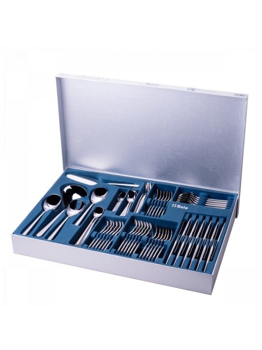 Sola stalo įrankiai Kyoto 77 dalių, blizgūs/matiniai