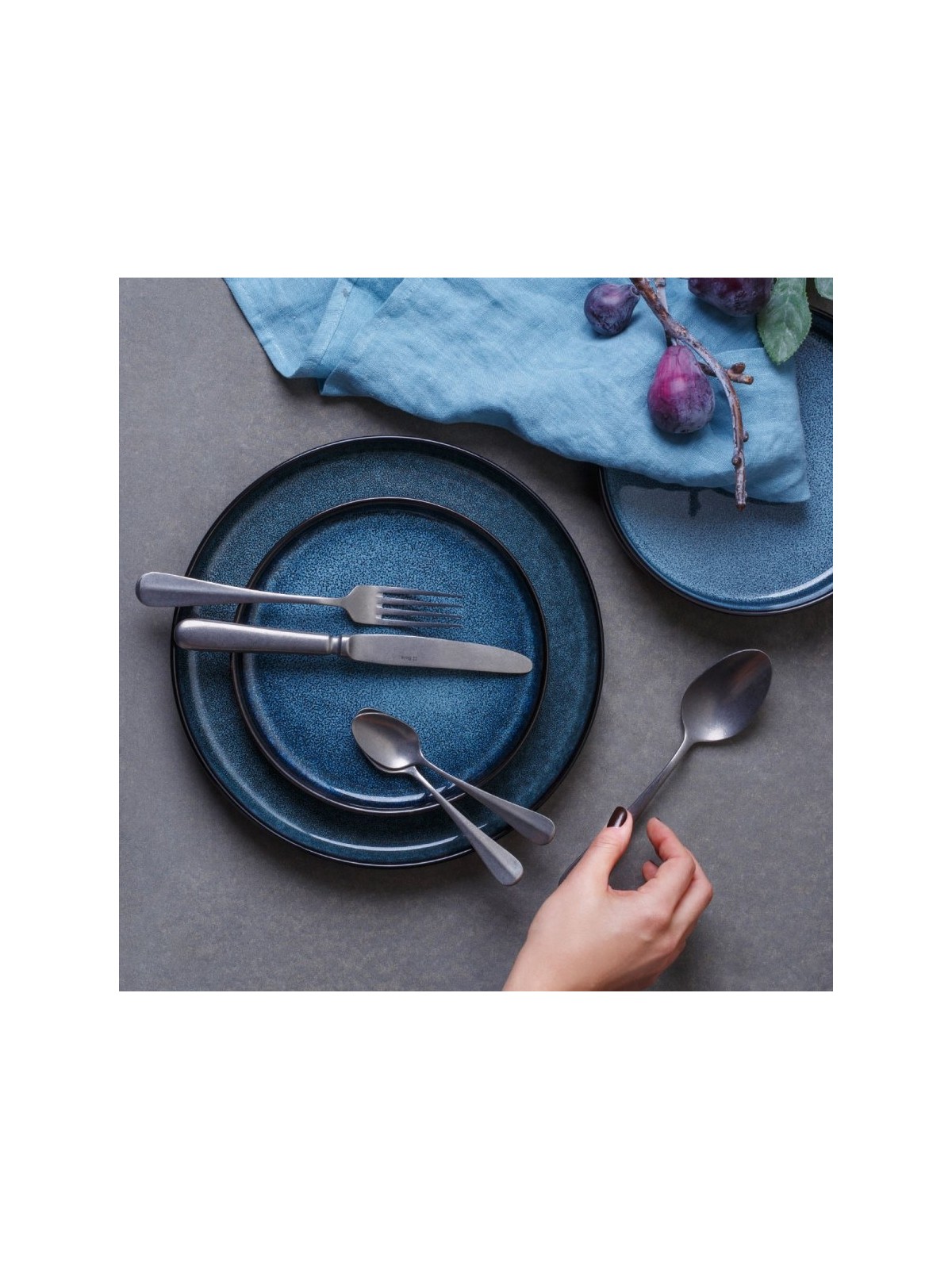 Sola Cutlery set 24 pcs - Baguette Vintage Stone Wash