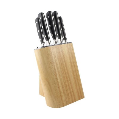Grunwerg Rockingham Forge Sharp'N Series Acacia Wood Knife Block Set