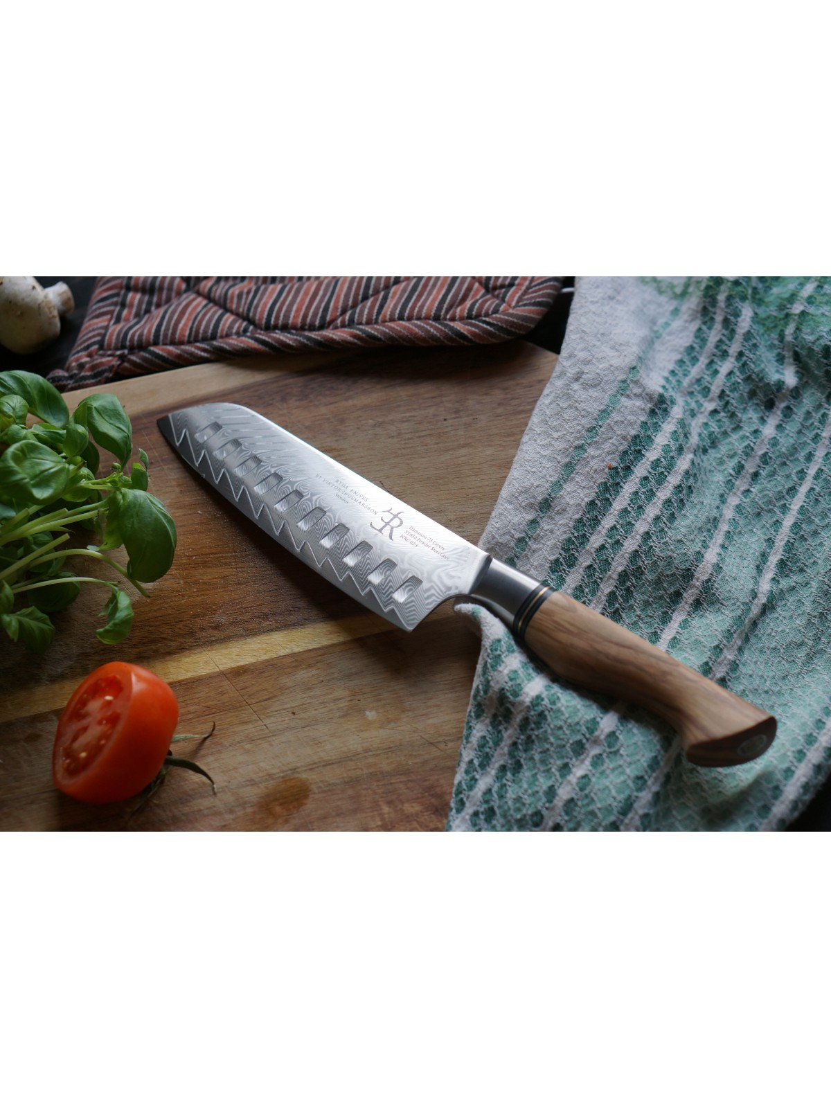 Ryda Knives нож Santoku  ST650 20,5 cm