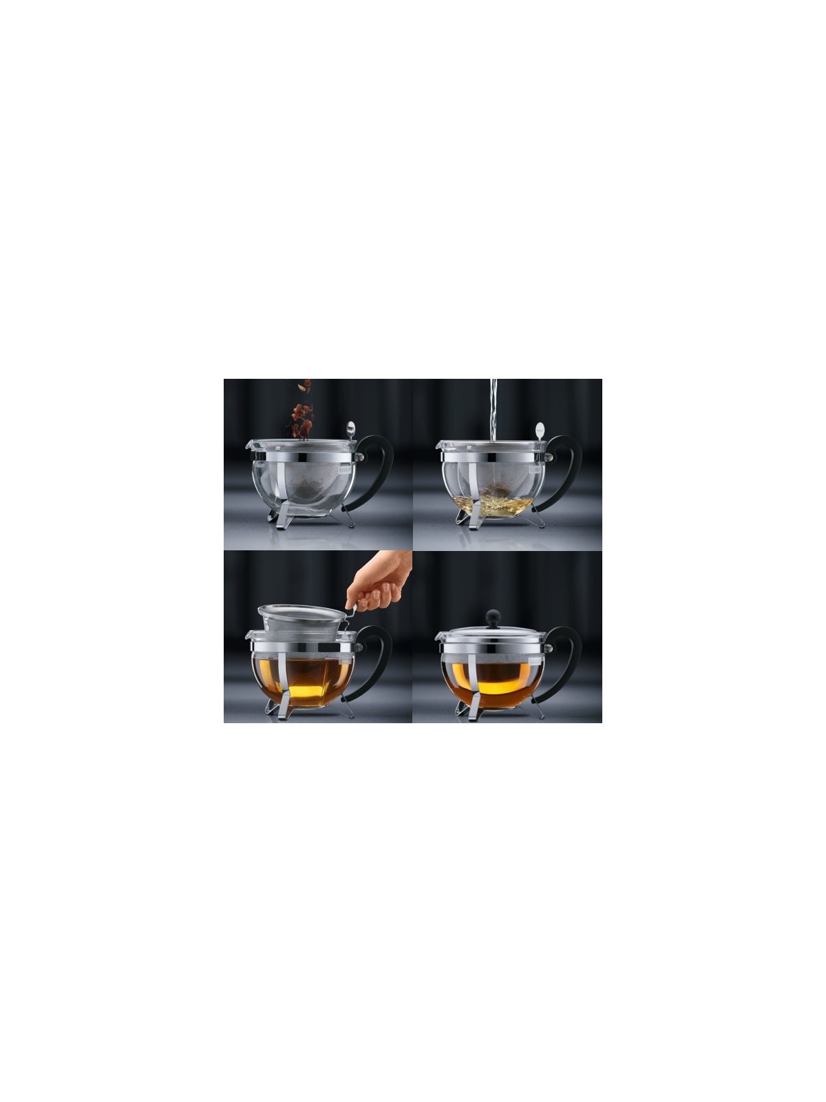 Bodum заварочный чайник Chambord, фильтр нержавеющая сталь