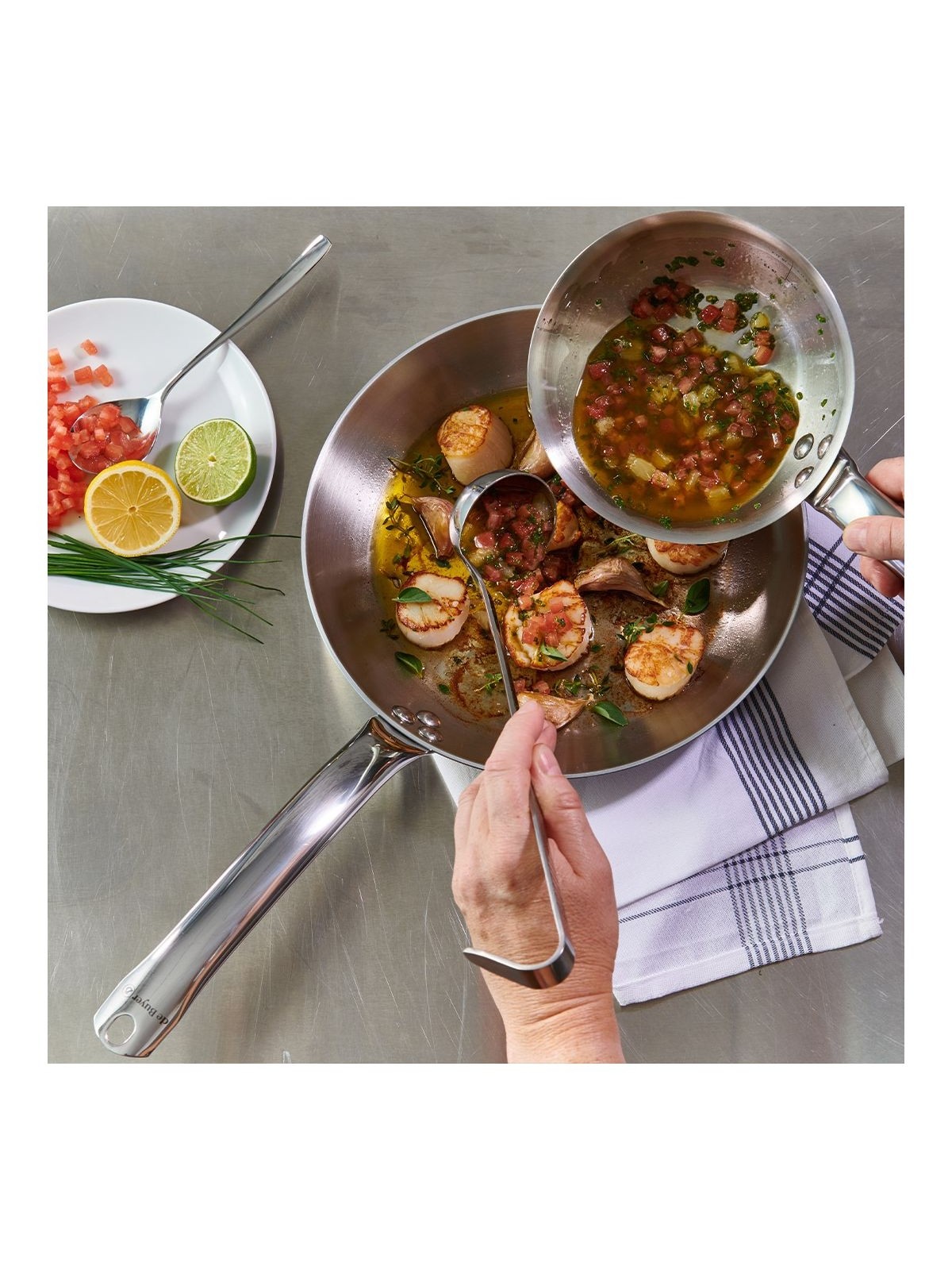 de Buyer Stainless steel frying pan Alchimy