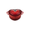 Le Creuset sydämmen muotoinen valurauta pata