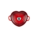 Le Creuset Cast Iron Heart Shaped Casserole with Heart Knob