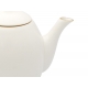Bredemeijer Tea set Canterbury 1.2L with 2 mugs, portcelain,  white