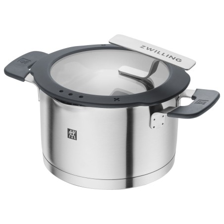 Zwilling Simplify, katliņš 2 l, stikla vāks (silikona pelēks)