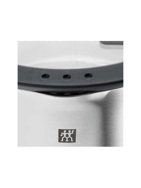 Zwilling keedupott Simplify, klaaskaas sõelaga (hall silikoon)