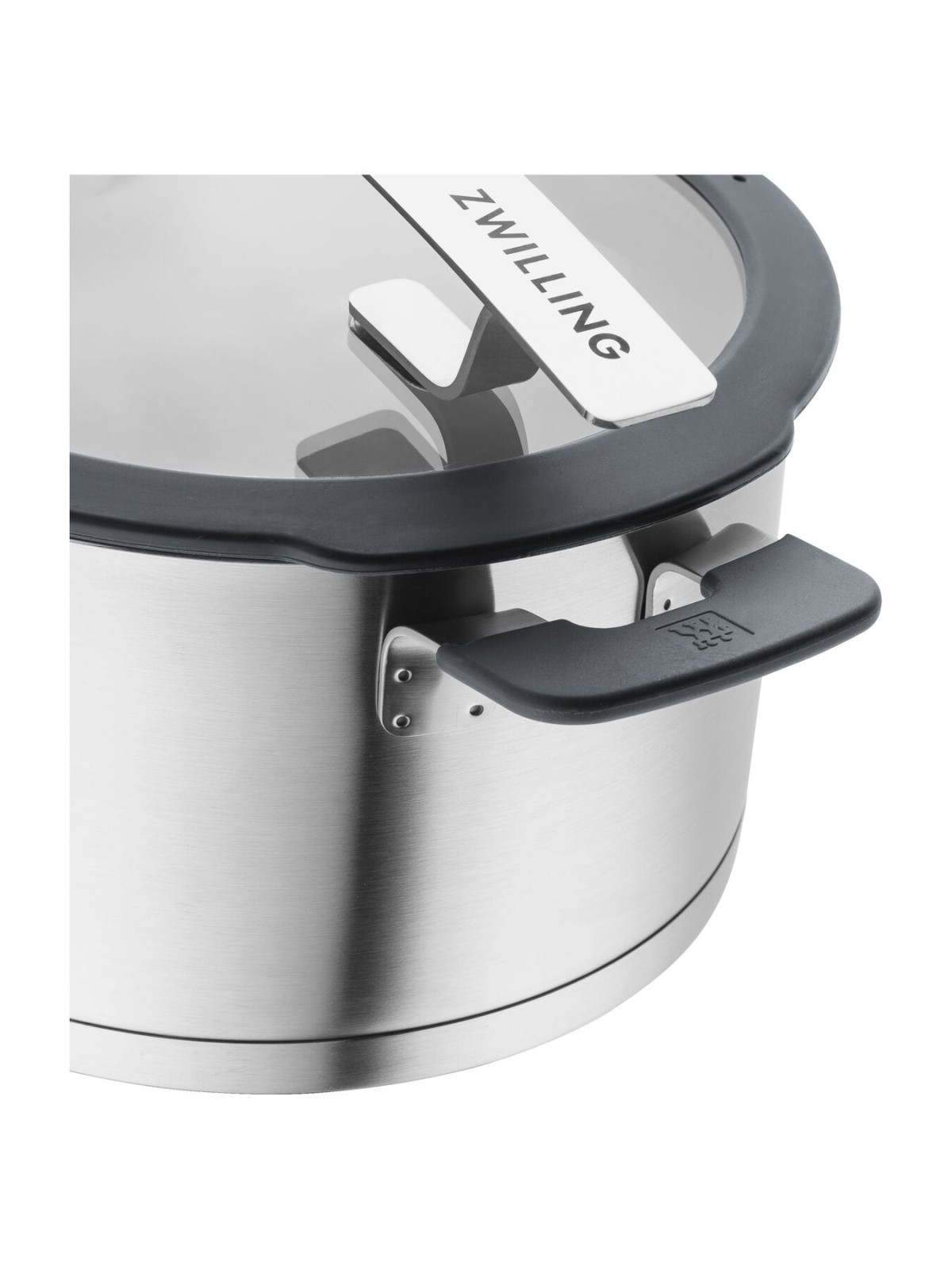 Zwilling Simplify, katliņš 2 l, stikla vāks (silikona pelēks)