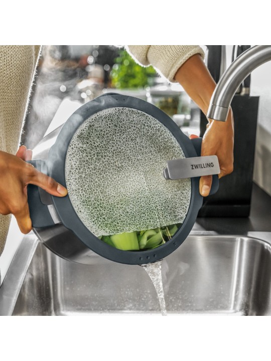 Zwilling Simplify, katliņš 2 l, stikla vāks (silikona pelēks)