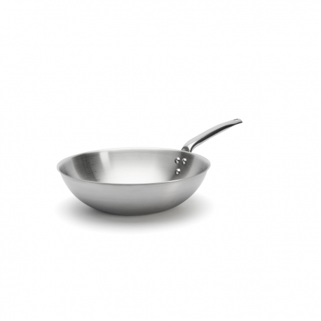 De Buyer wok скоорода Alchimy 32 cm, нержавеющая сталь