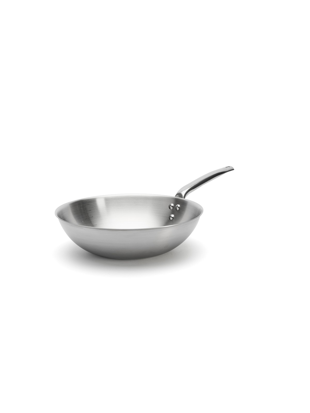 de Buyer wok panna Alchimy 32 cm, nerūsējošs tērauds