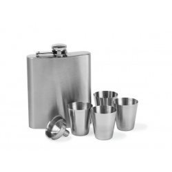 Funktion Hip flask with 4 cups 200 ml
