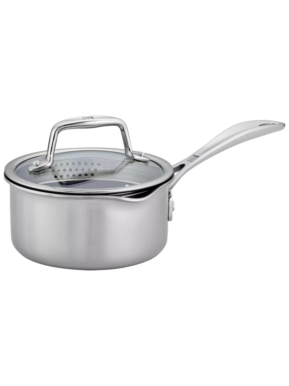Zwilling Clad CFX 3-qt Stainless Steel Ceramic Nonstick Saucepan