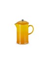 Le Creuset Stoneware Coffee Press 0.8l, with metal press