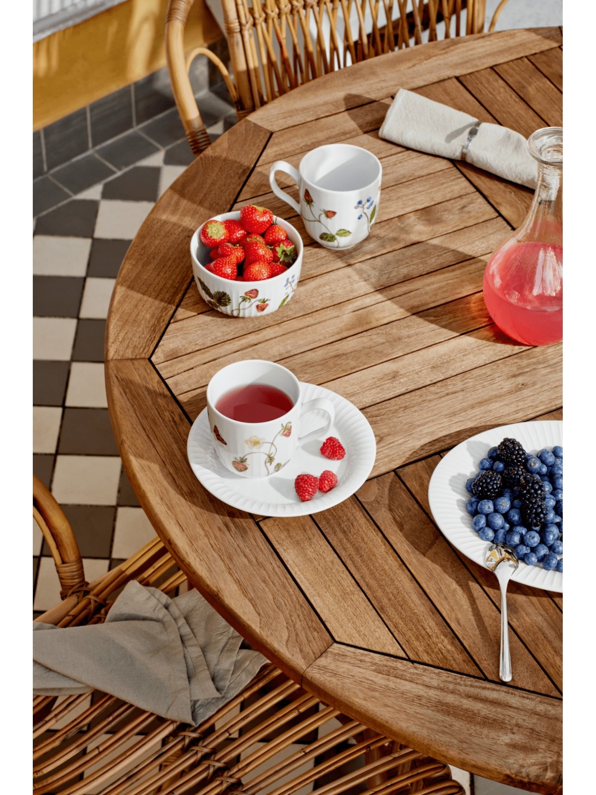 Kähler Bowl Hammershøi Summer Berries, 12 cm