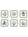 Pimpernel Botanic Garden Set of 6 Coasters